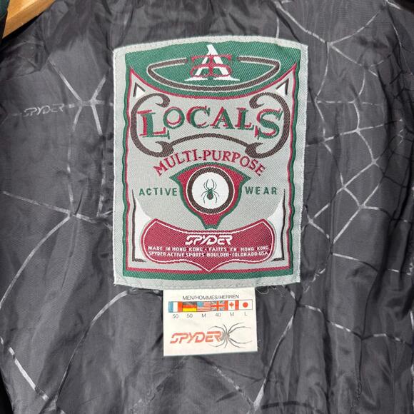 Vintage 90s Spyder Locals Multi-Purpose Men's Medium Tactical Ski Jacket Parka - Picture 7 of 15